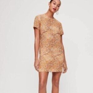 BABATON | Aritzia Patricio Dress Snake Print | Sz. 00